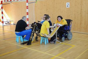 Boccia II. ligové kolo BC3 Žilina Turie 2014