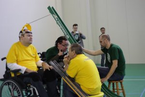 Boccia I. ligové kolo BC3, BC4 Bratislava 2014