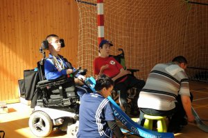 Boccia II. ligové kolo BC3 Žilina Turie 2014