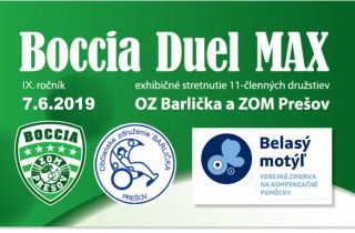 Boccia Duel Max a zbierka Belasý motýľ