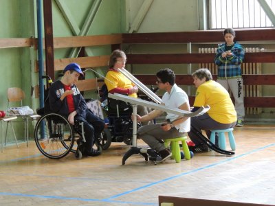 Boccia III. ligové kolo BC3 Prešov 2014