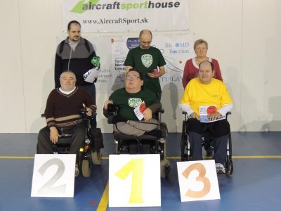 Boccia I. ligové kolo BC3, BC4 Bratislava 2014